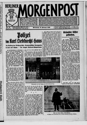Berliner Morgenpost vom 19.02.1930