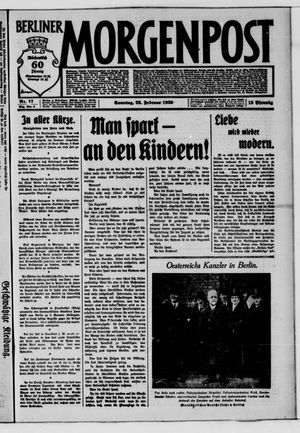 Berliner Morgenpost vom 23.02.1930