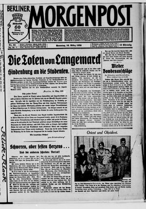 Berliner Morgenpost vom 16.03.1930
