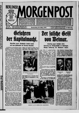 Berliner Morgenpost vom 20.03.1930
