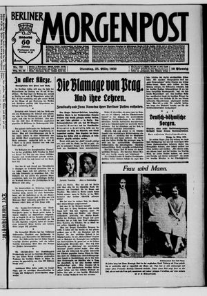 Berliner Morgenpost on Mar 25, 1930