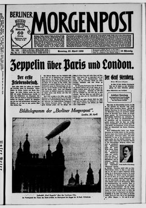 Berliner Morgenpost vom 27.04.1930
