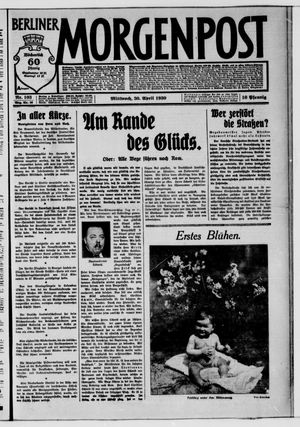 Berliner Morgenpost vom 30.04.1930
