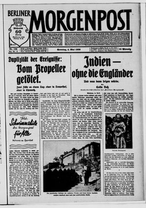 Berliner Morgenpost vom 04.05.1930