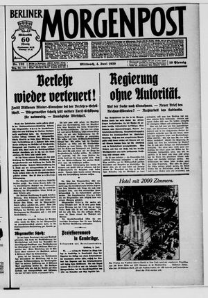 Berliner Morgenpost vom 04.06.1930