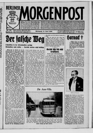 Berliner Morgenpost vom 11.06.1930