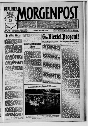 Berliner Morgenpost vom 13.06.1930