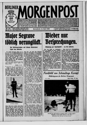 Berliner Morgenpost vom 14.06.1930