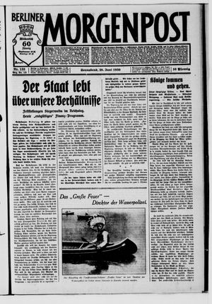 Berliner Morgenpost vom 28.06.1930