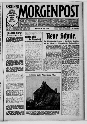 Berliner Morgenpost vom 06.07.1930