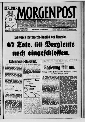 Berliner Morgenpost vom 10.07.1930