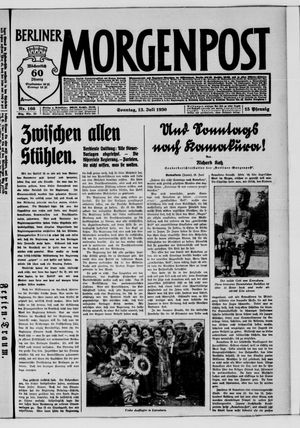 Berliner Morgenpost vom 13.07.1930