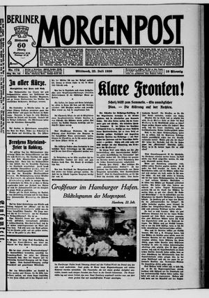Berliner Morgenpost vom 23.07.1930