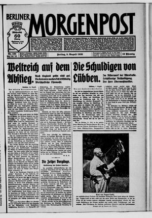 Berliner Morgenpost vom 08.08.1930
