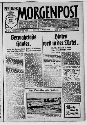 Berliner Morgenpost vom 13.08.1930