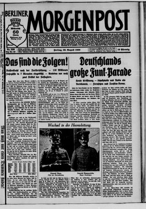 Berliner Morgenpost vom 22.08.1930