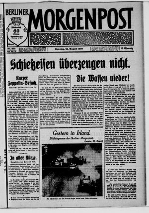 Berliner Morgenpost vom 24.08.1930