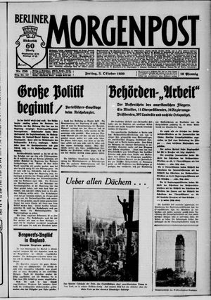 Berliner Morgenpost vom 03.10.1930