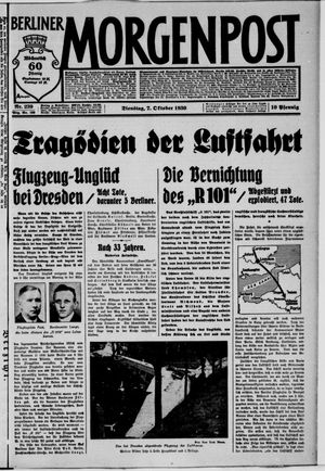 Berliner Morgenpost vom 07.10.1930