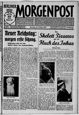 Berliner Morgenpost vom 12.10.1930