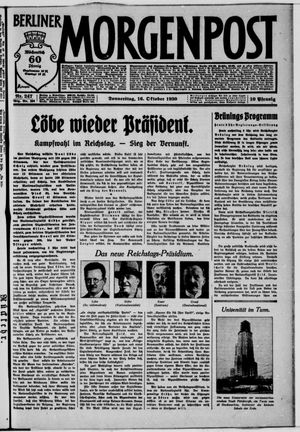 Berliner Morgenpost vom 16.10.1930