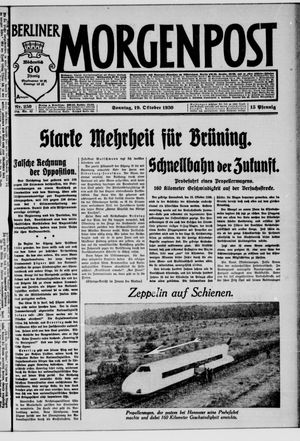 Berliner Morgenpost vom 19.10.1930