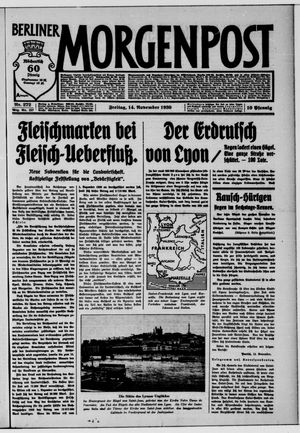 Berliner Morgenpost vom 14.11.1930