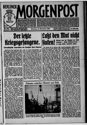 Berliner Morgenpost vom 16.11.1930