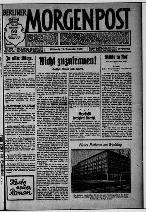 Berliner Morgenpost vom 19.11.1930