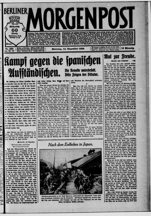 Berliner Morgenpost vom 14.12.1930