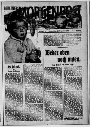 Berliner Morgenpost vom 25.12.1930