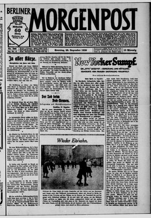 Berliner Morgenpost vom 28.12.1930