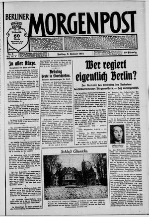 Berliner Morgenpost vom 09.01.1931