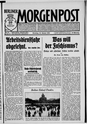 Berliner Morgenpost vom 13.01.1931