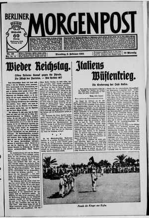 Berliner Morgenpost on Feb 3, 1931