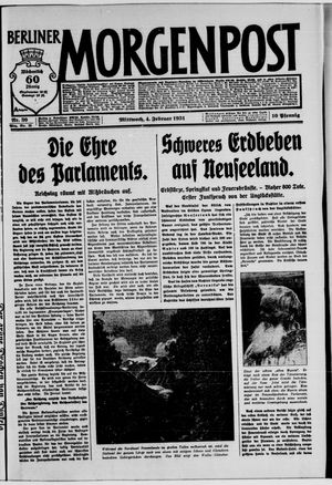 Berliner Morgenpost vom 04.02.1931