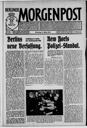 Berliner Morgenpost vom 03.03.1931