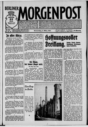 Berliner Morgenpost vom 05.03.1931