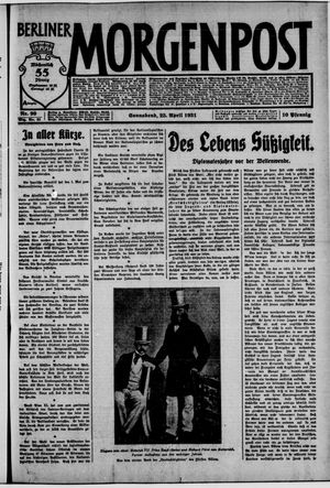 Berliner Morgenpost on Apr 25, 1931