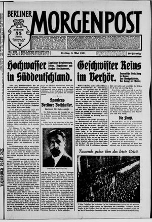 Berliner Morgenpost vom 08.05.1931