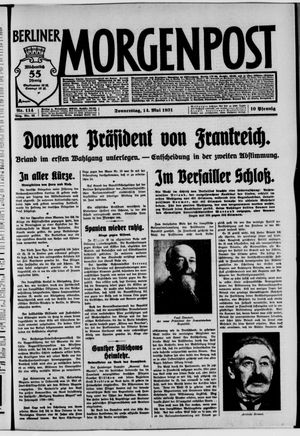 Berliner Morgenpost on May 14, 1931