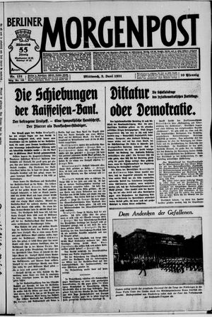 Berliner Morgenpost on Jun 3, 1931