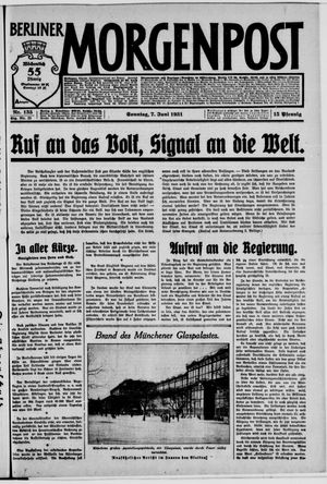 Berliner Morgenpost vom 07.06.1931