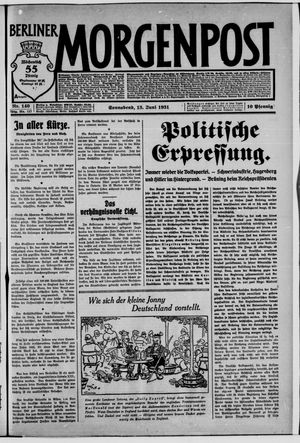 Berliner Morgenpost vom 13.06.1931