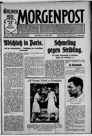 Berliner Morgenpost vom 04.07.1931