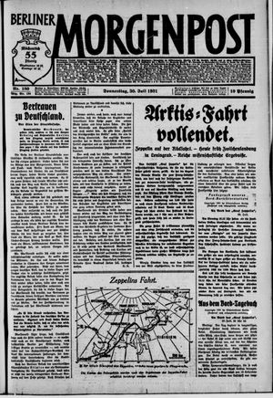 Berliner Morgenpost vom 30.07.1931