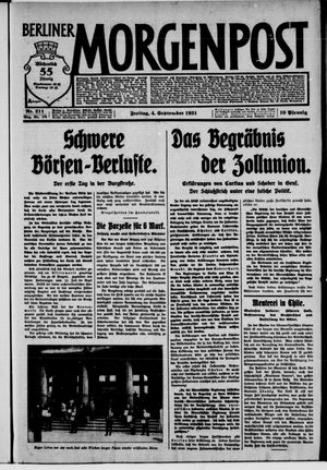 Berliner Morgenpost vom 04.09.1931