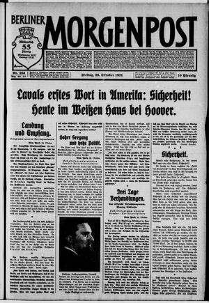 Berliner Morgenpost on Oct 23, 1931