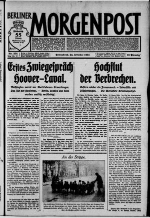 Berliner Morgenpost vom 24.10.1931