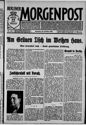 Berliner Morgenpost vom 25.10.1931